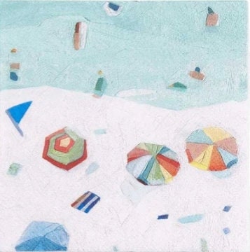 Beach Umbrella Paper Napkin - Cocktail Size