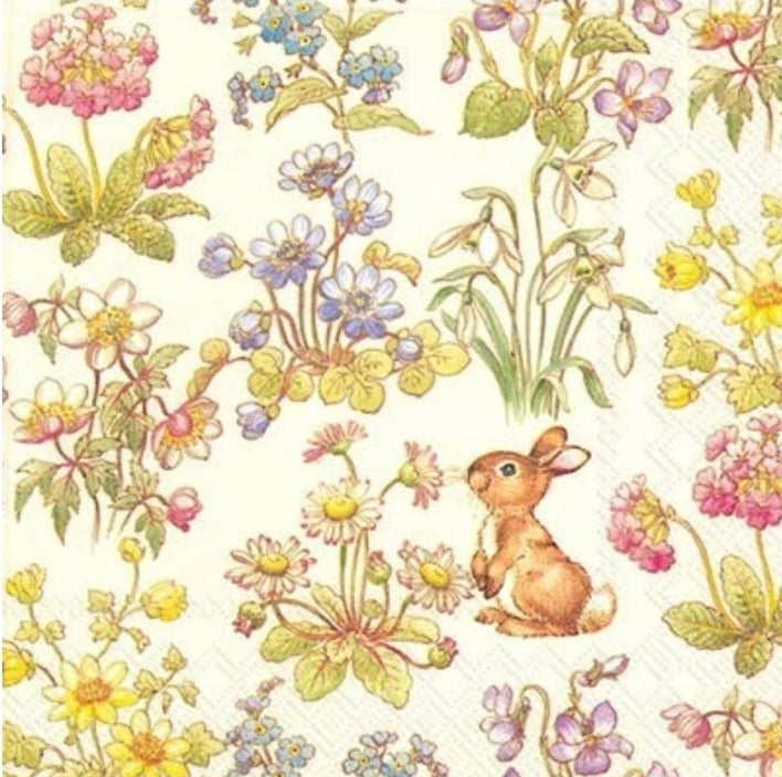 Easter Bunny Paper Napkin - Luncheon Size