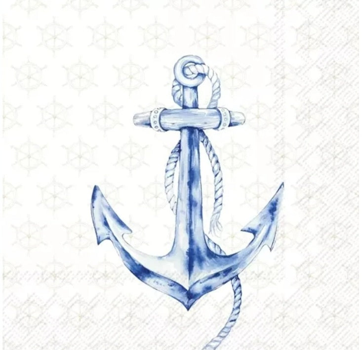 Anchor Paper Napkin - Cocktail Size