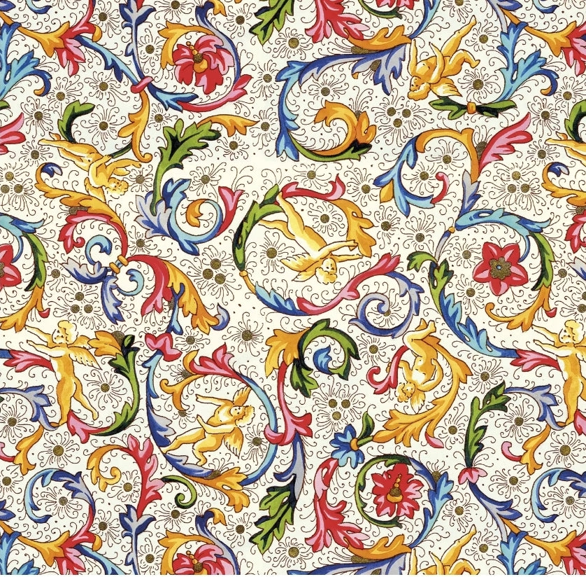 Baroque Angels Paper Napkins - Cocktail Size