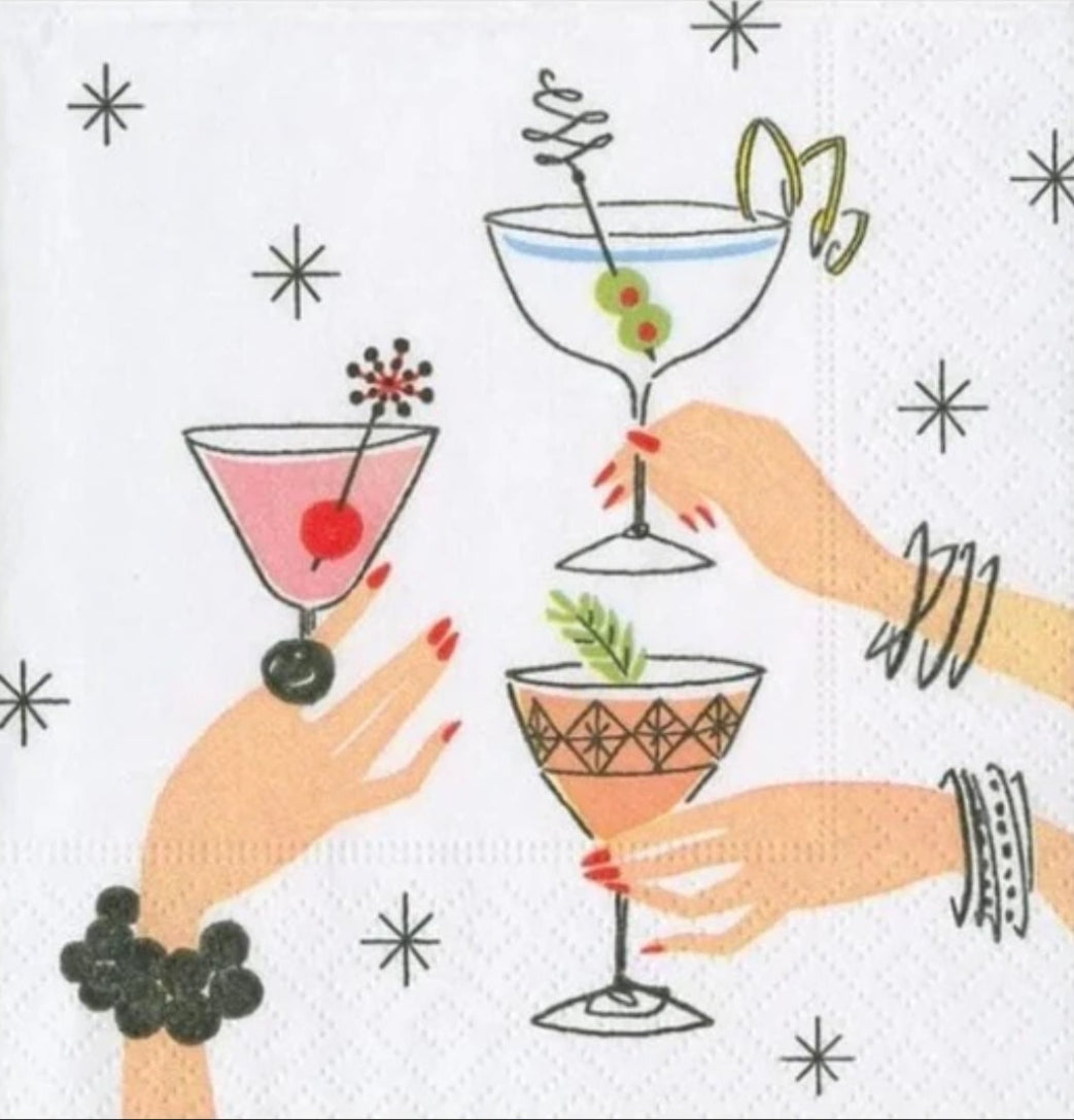 MCM Girls Night Out Paper Napkin - Cocktail Size