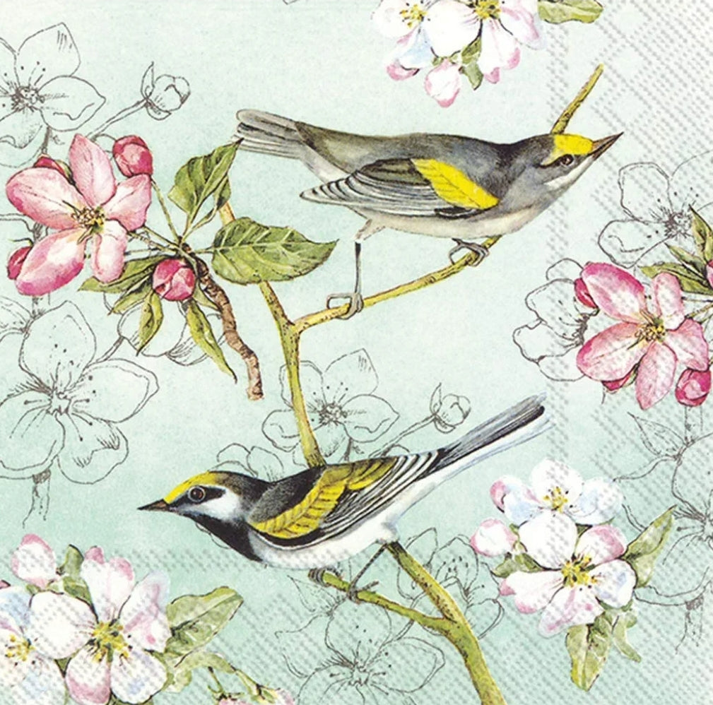 Bird Paper Napkin - Cocktail Size