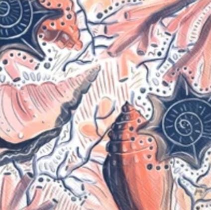 Beach Seashell Paper Napkin - Cocktail Size