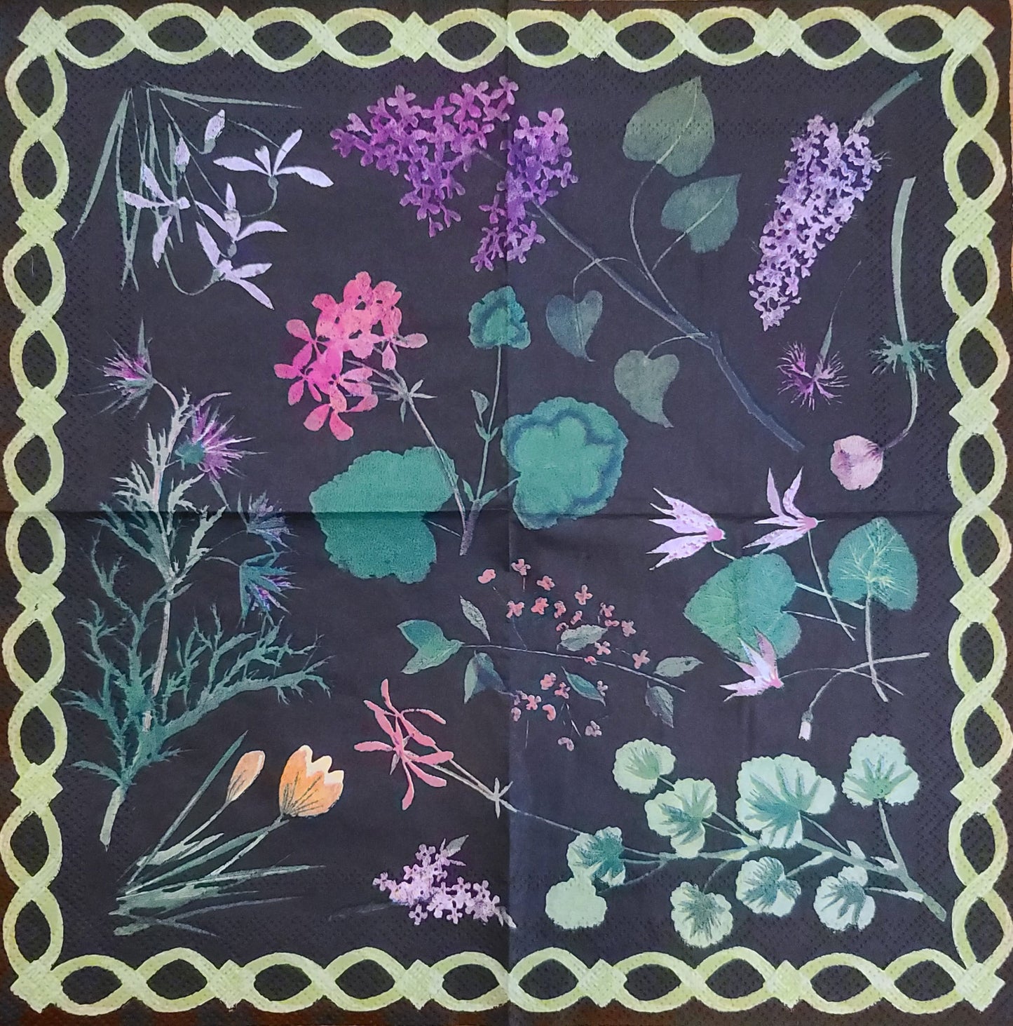 Wildflower Paper Napkin - Cocktail Size