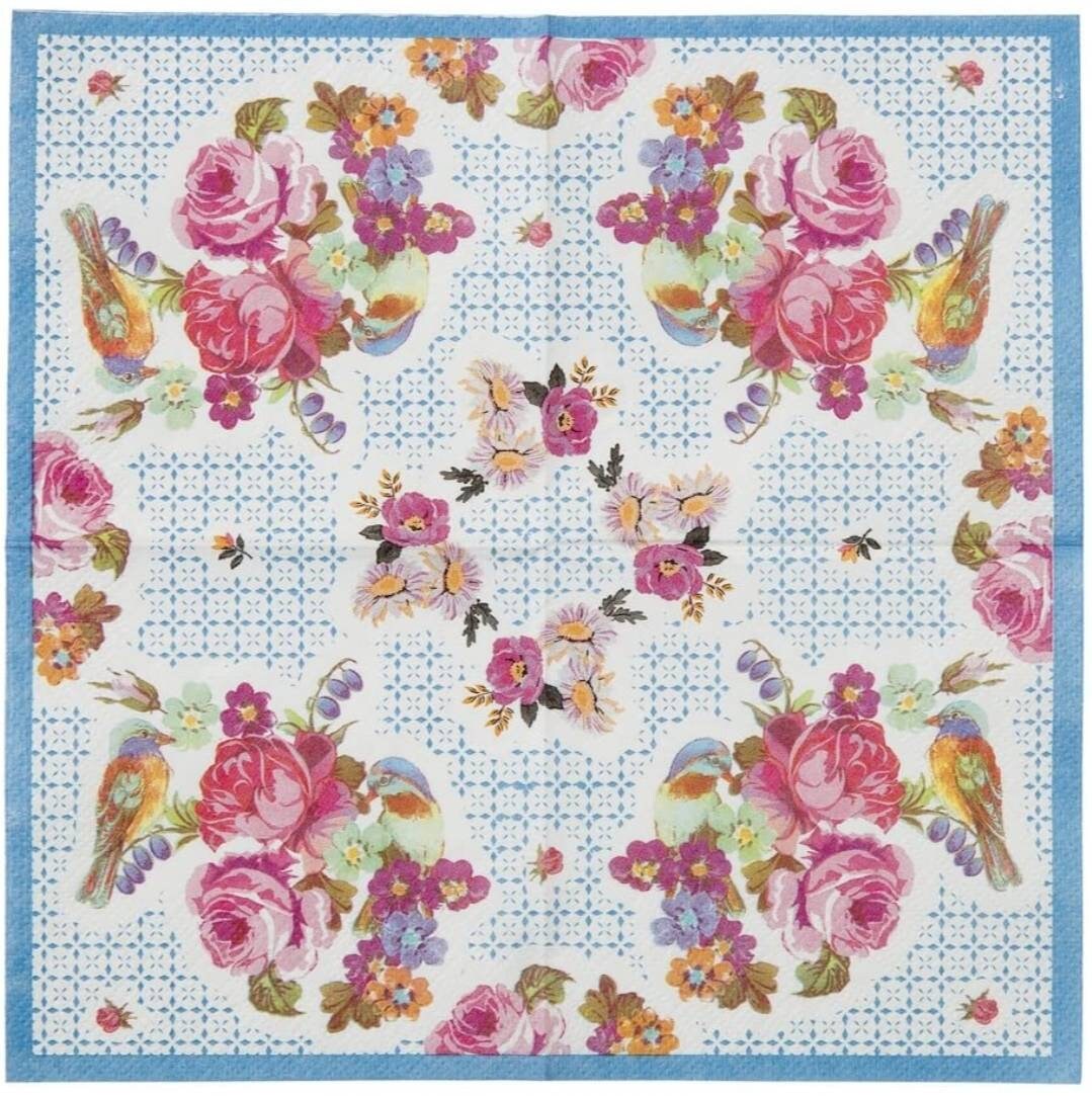 Rose Marie Paper Napkin - Cocktail Size
