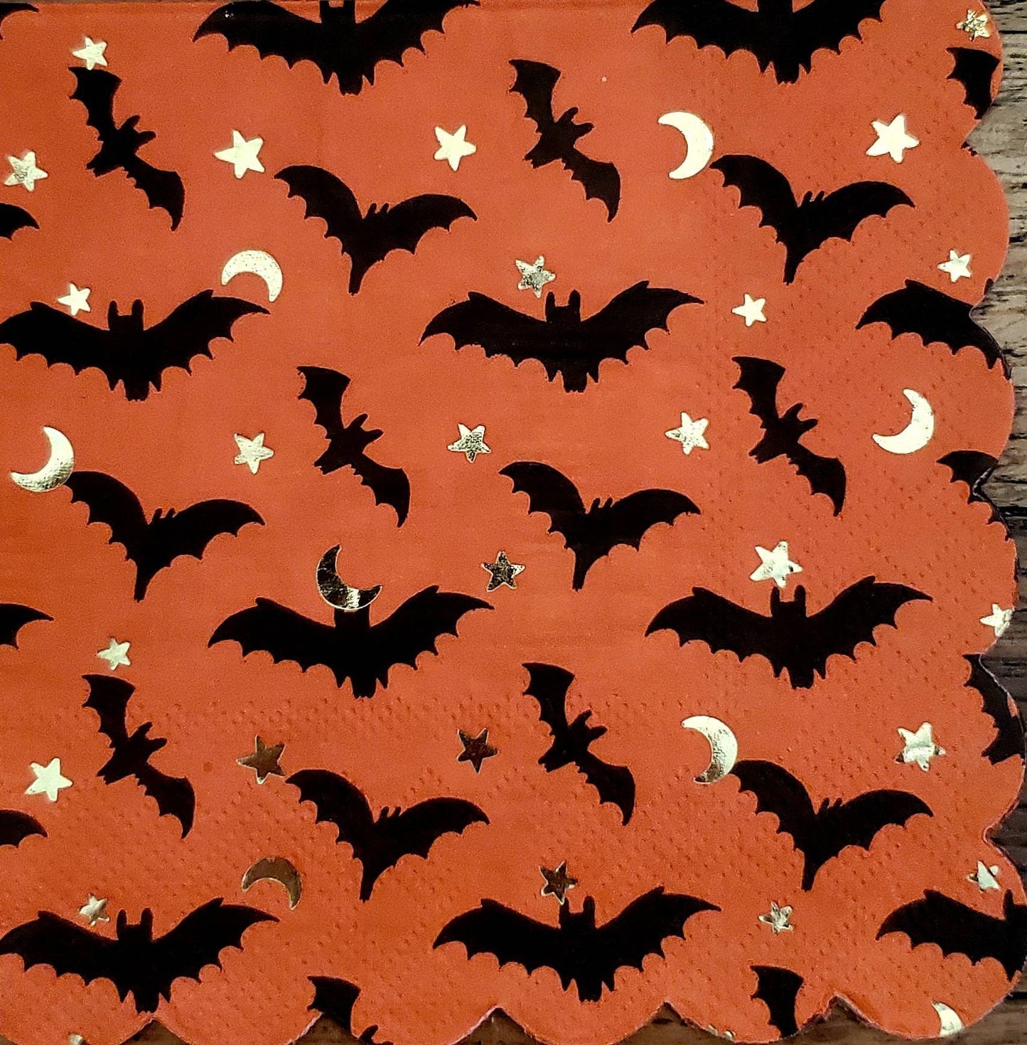 Halloween Bats Paper Napkin - Cocktail Size