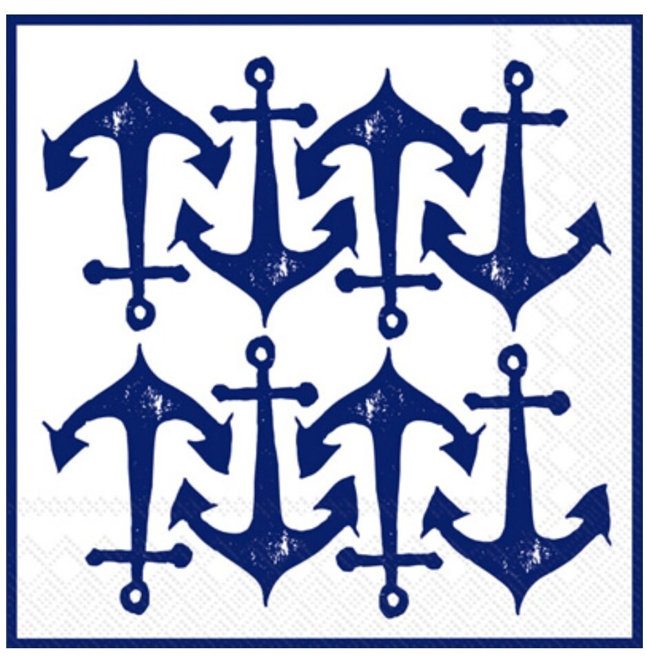 Anchor Paper Napkin - Cocktail Size