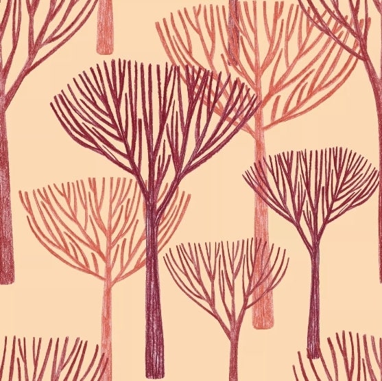 African Trees Paper Napkin -Luncheon Size