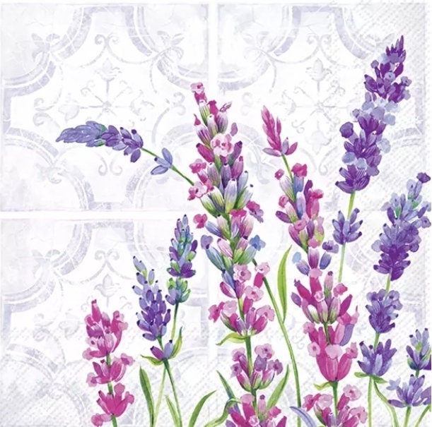 Lavender Napkin - Cocktail Size