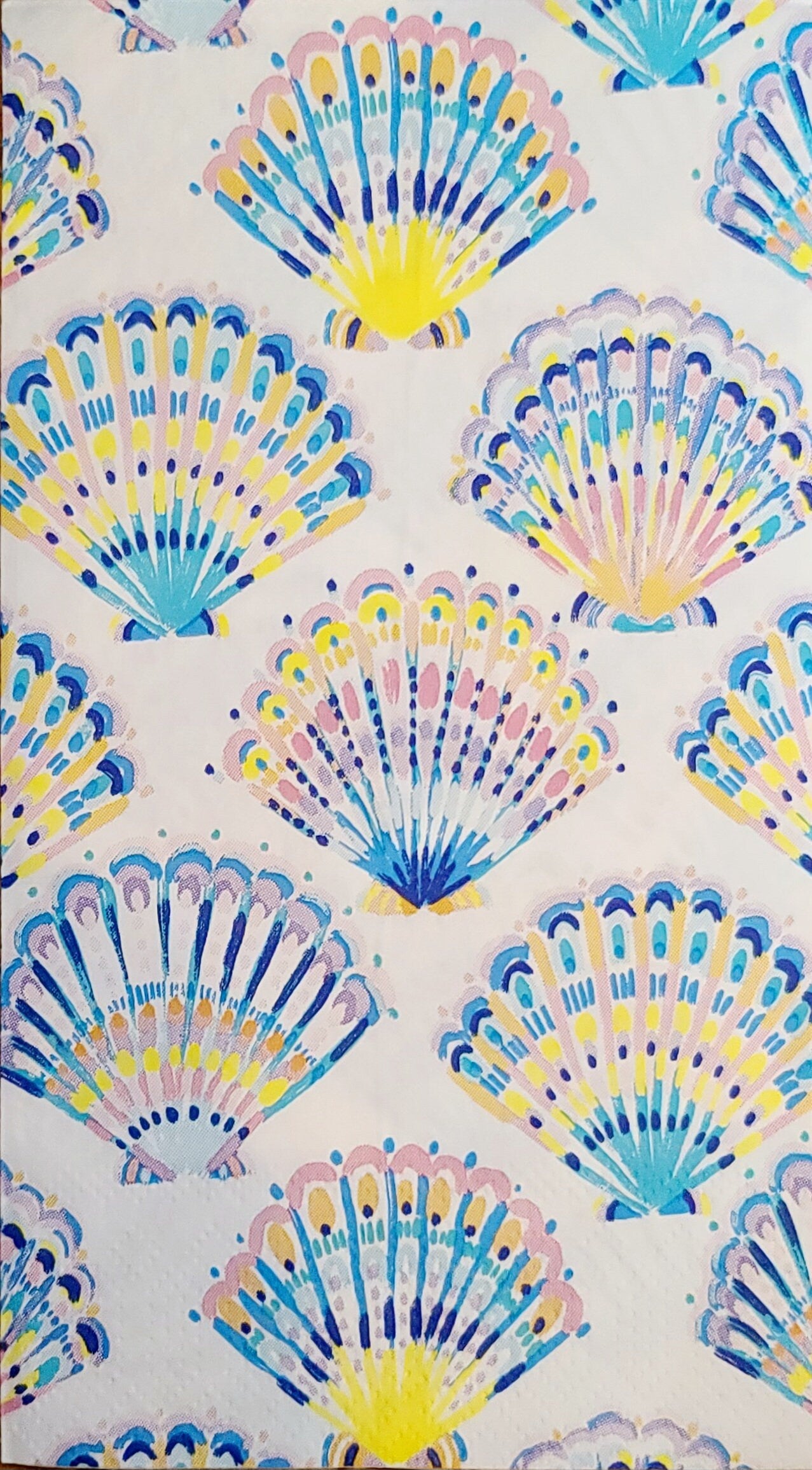 Beach Seashell Paper Napkin - Guest Size