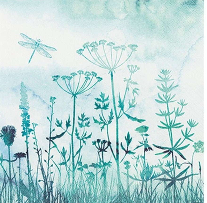 Wildflower Meadow Napkin - Cocktail Size