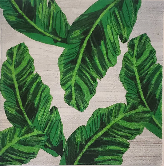 Palm Leaf Paper Napkin - Cocktail Size