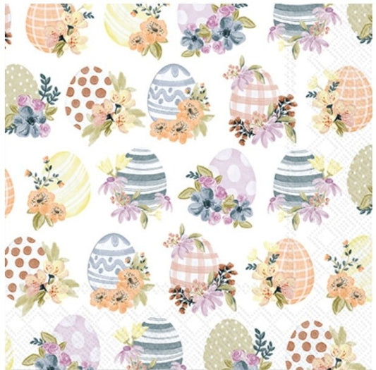 Easter Egg Paper Napkin - Cocktail Size