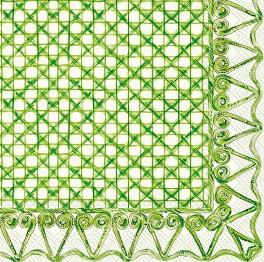 Green Cane Paper Napkin - Cocktail Size