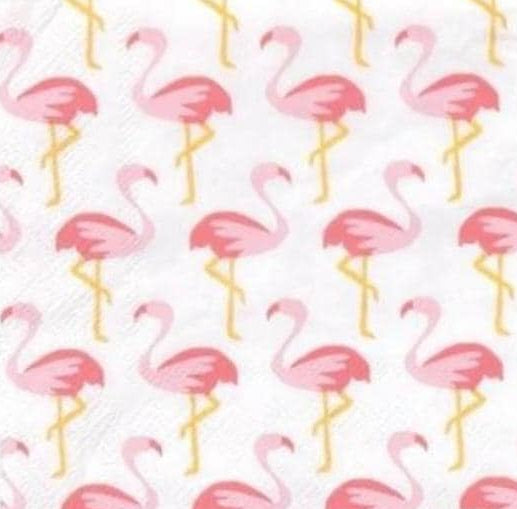 Flamingo Paper Napkin - Cocktail Size