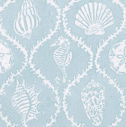 Seahorse Paper Napkin - Cocktail Size