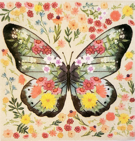 Butterfly Paper Napkin - Cocktail Size