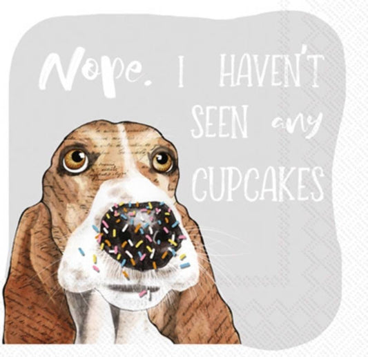 Dog Paper Napkin - Cocktail Size