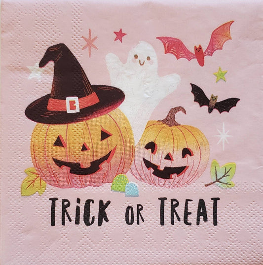 Halloween Paper Napkin - Cocktail Size