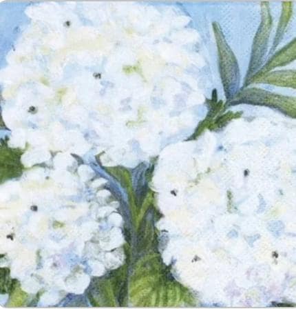 Hydrangea Paper Napkin - Cocktail Size