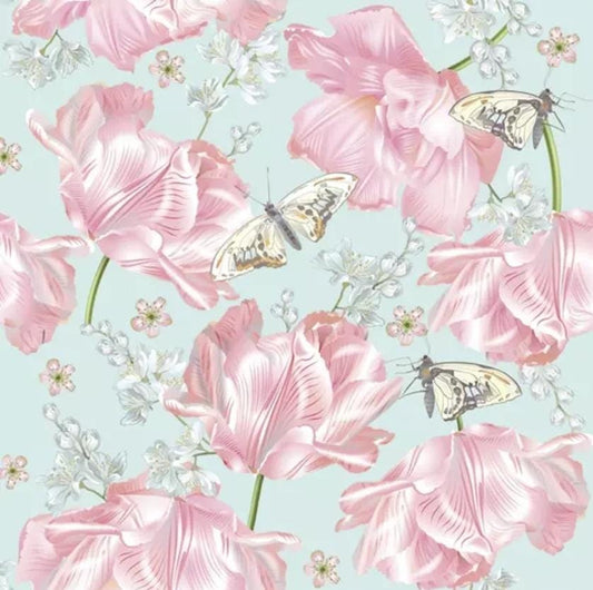 Tulips Collage Paper Napkin - Luncheon Size