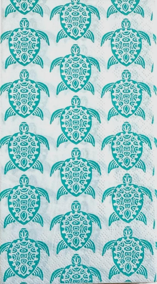 Sea Turtle Island Paper Napkin - Guest Size