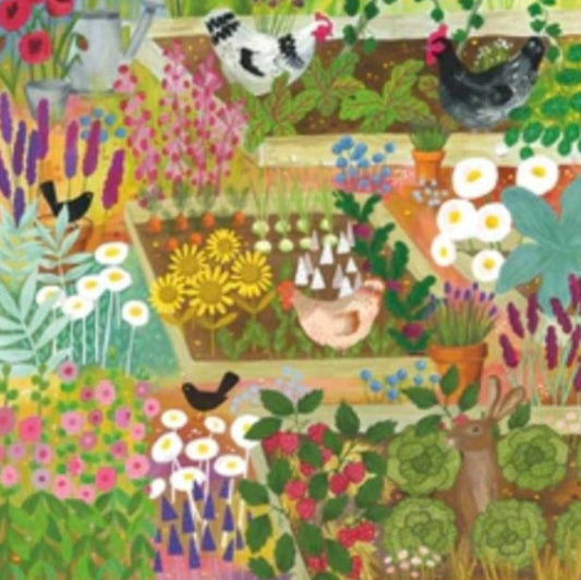 Chicken Garden Paper Napkin - Luncheon Size