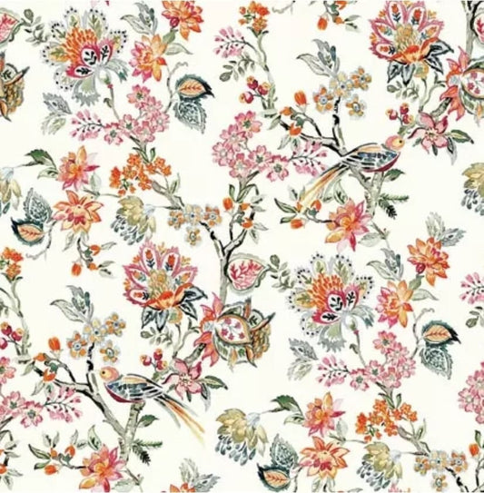Flower Paisley Paper Napkin - Cocktail Size