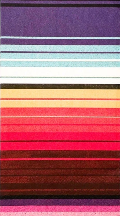 Western Stripes Paper Napkin - Guest Size