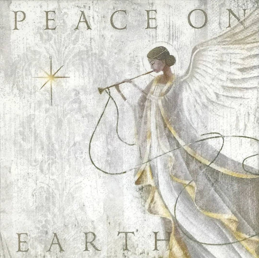 Christmas Angel Paper Napkin - Luncheon Size