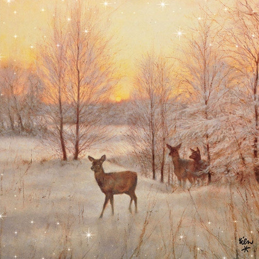 Deer Paper Napkin - Luncheon Size