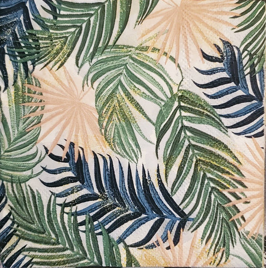 Palm Leaf Paper Napkin - Cocktail Size