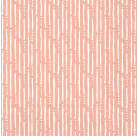 Sand Stripe Beach Paper Napkin - Cocktail Size