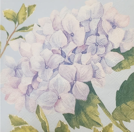 Hydrangea Paper Napkin - Cocktail Size
