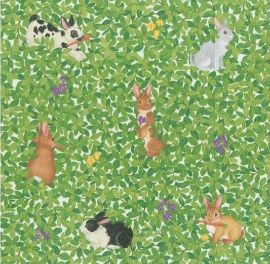 Easter bunny  Paper Napkin - Cocktail Size