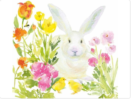 Easter Bunny Paper Napkin - Cocktail Size