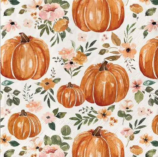 Pumpkins Paper Napkin - Luncheon Size