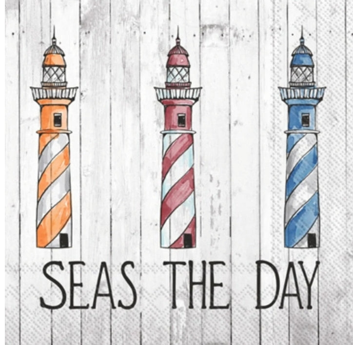 Lighthouse Paper Napkin - Cocktail Size