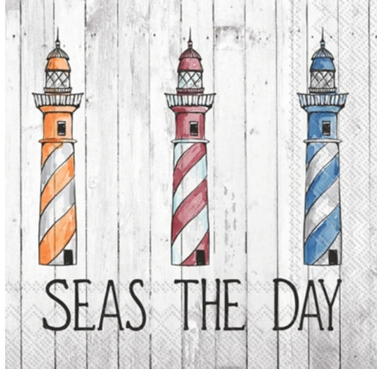 Lighthouse Paper Napkin - Cocktail Size