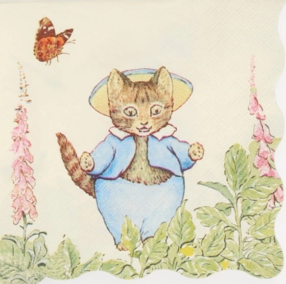 Easter Bunny Rabbit Wreath Paper Napkin - Luncheon Size