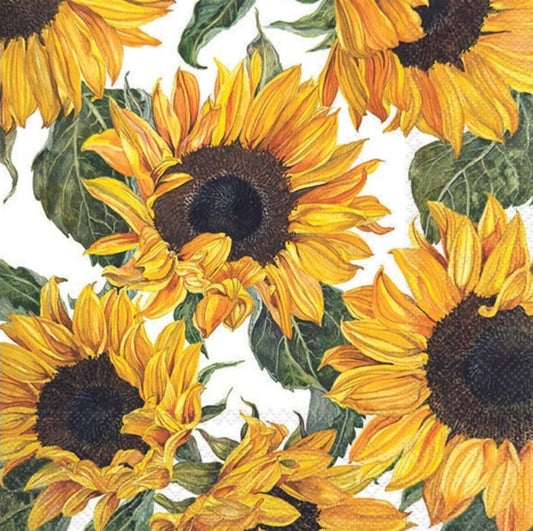 Sunflower Paper Napkin - Luncheon Size