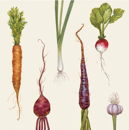 Vegetable Garden Napkin - Cocktail Size