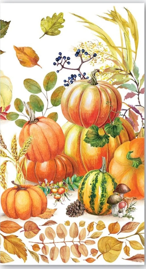 Pumpkin Harvest Paper Napkin - Guest Size