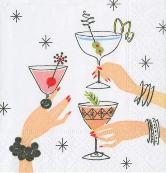 MCM Girls Night Out Paper Napkin - Cocktail Size