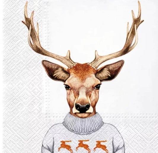 Mr.Deer Paper Napkin - Luncheon Size