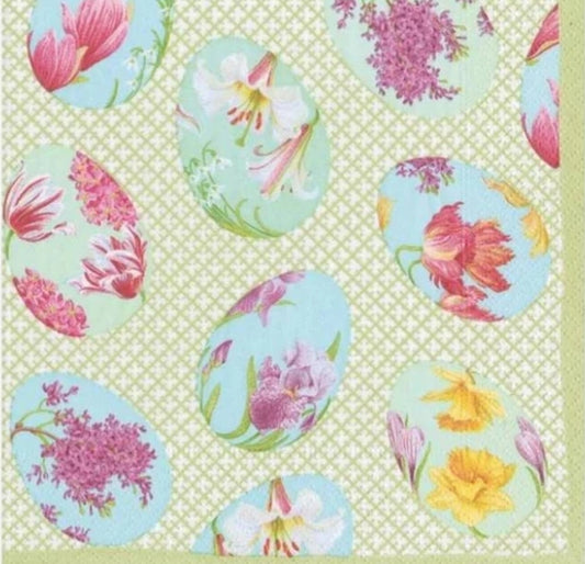 Easter Egg Paper Napkin - Cocktail Size