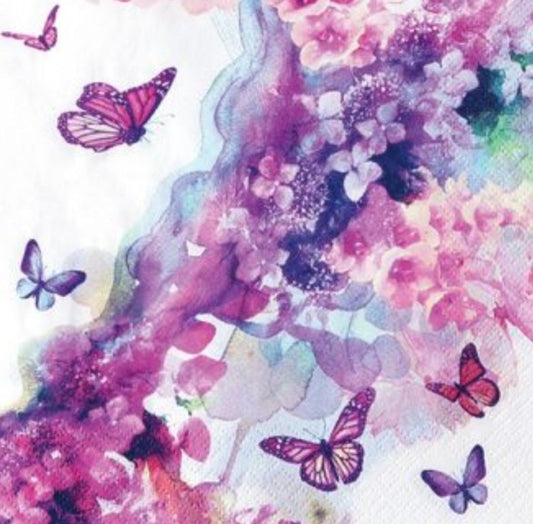 Butterfly Dream Paper Napkin - Luncheon Size