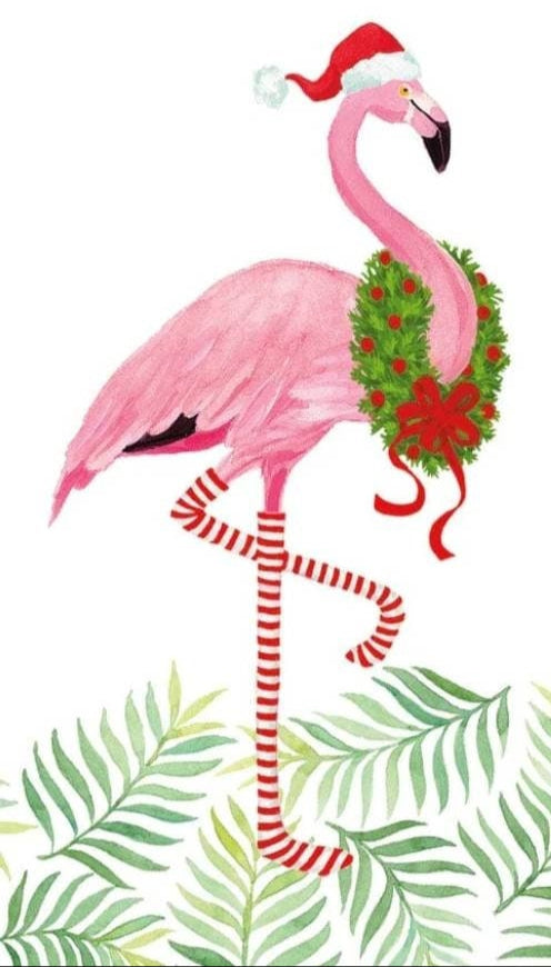 Flamingo Paper Napkin -  Guest Size
