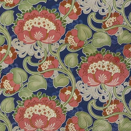 Cloisone Floral Paper Napkin - Luncheon Size