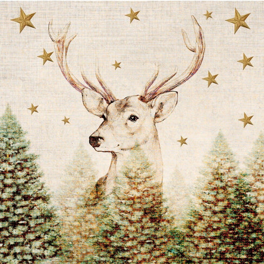Deer Paper Napkin -  Luncheon Size